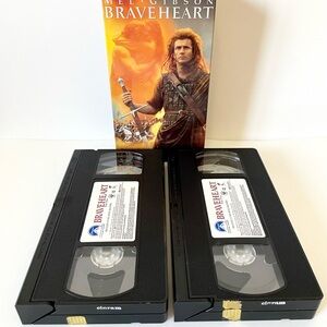 Braveheart VHS Tapes